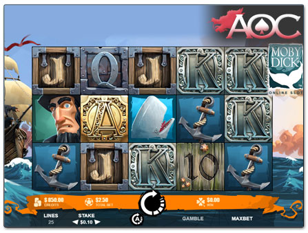 Microgaming Moby Dick online slot