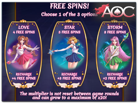 Play'n GO Moon Princess free spins