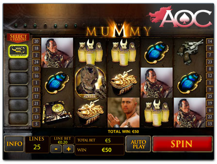Playtech The Mummy online slot