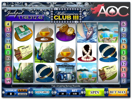 CryptoLogic Millionaires Club III online slot