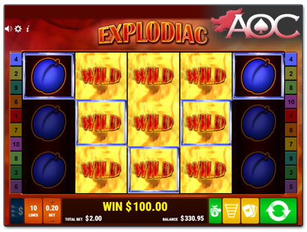 Gamomat Explodiac Bitcoin slot