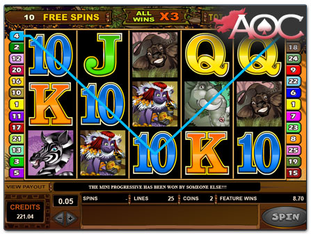 Microgaming Mega Moolah online slot