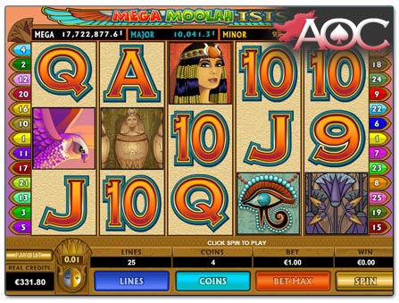 Microgaming Mega Moolah ISISオンラインスロット