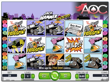 NetEnt Jack Hammer slot