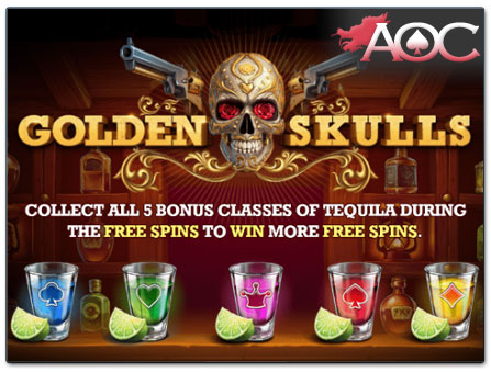 NetGameのGolden Skullsフリースピン