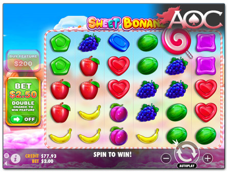 Pragmatic Play Sweet Bonanza slot at Kosmonaut Casino