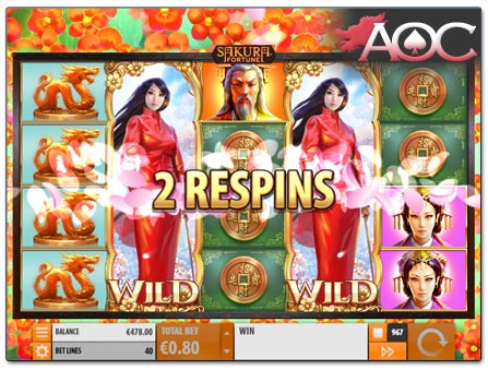 Quickspin Sakura Fortune slot machine