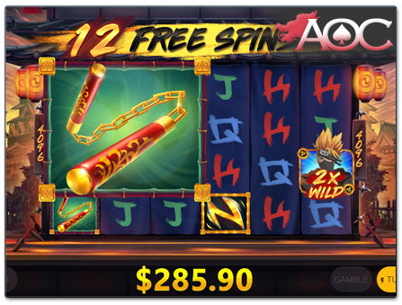 Red Tiger Ninja Ways slot free spins win