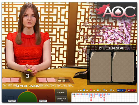 Evolution Gaming Live Dealer Baccarat Control Squeeze